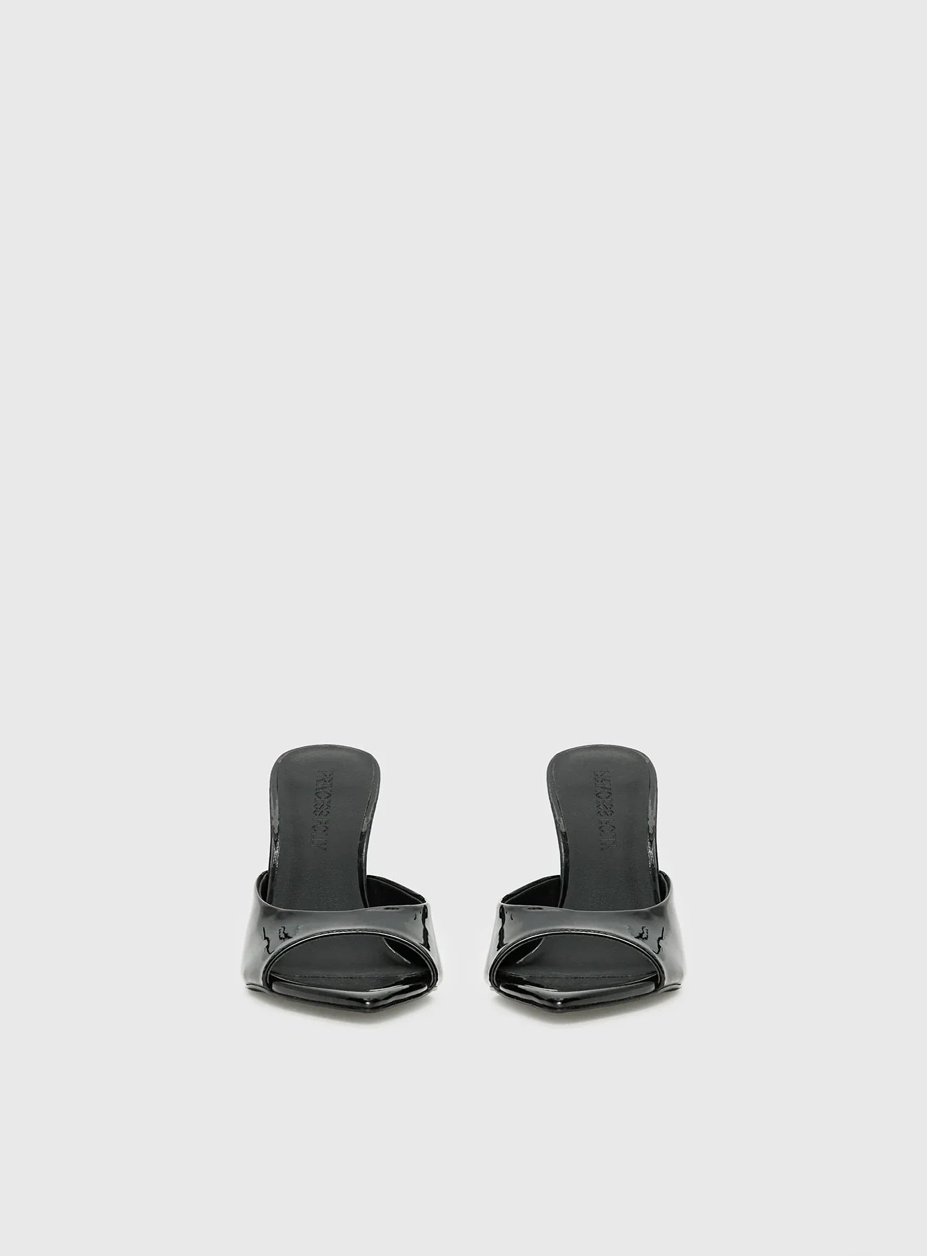 Let Love In Peep Toe Heels Black