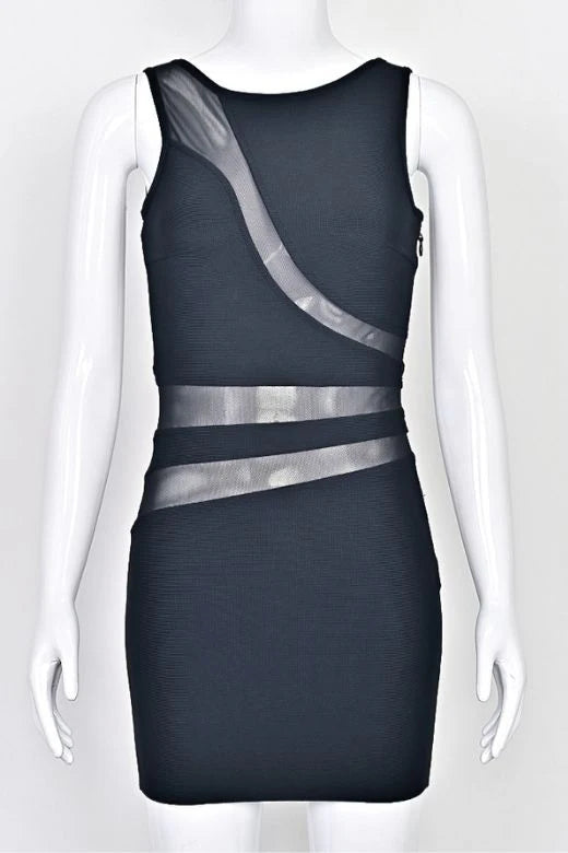 Ellie Bodycon Mini Dress Classic Black