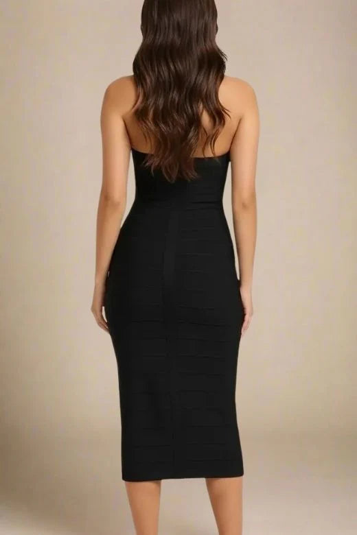 Lara Bandage Midi Dress Classic Black
