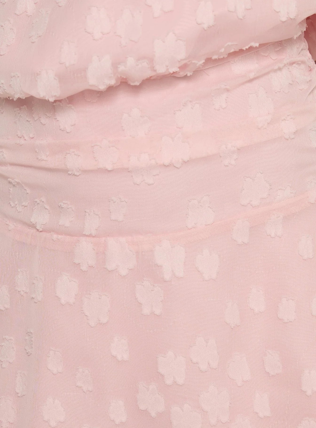 Eurythmic Scarf Halter Mini Dress Pink Jacquard