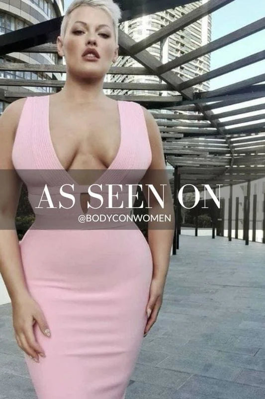 Bay Bandage Dress White Pearl