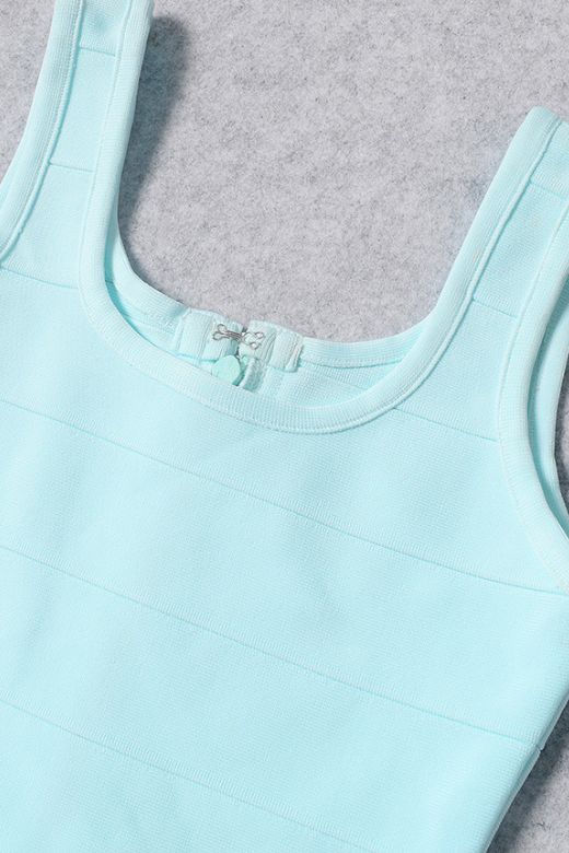 Maria Bandage Mini Dress Baby Blue