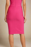 Bea Bandage Dress Hot Pink