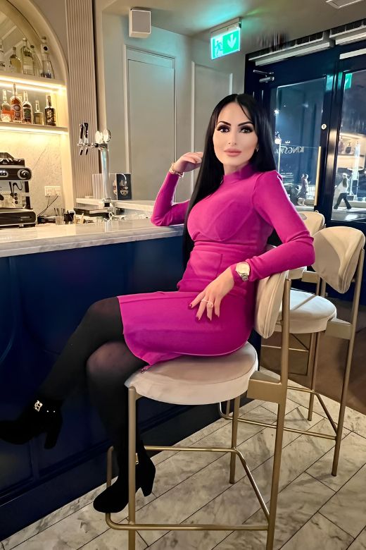 Dee Long Sleeve Bandage Dress Red Wine