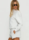 Rozanna 1 4 Zip Jumper Grey Marle