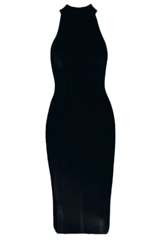 Lea Bandage Midi Dress Classic Black Sale
