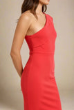 Avery Bandage Dress Lipstick Red