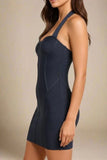 Isabella Bandage Mini Dress Classic Black