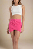 Jay High Waist Bandage Mini Skirt Hot Pink