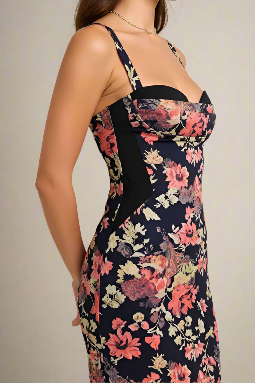 Tate Bodycon Wrap Dress Classic Black