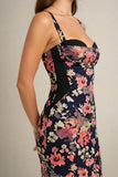 Tate Bodycon Wrap Dress Classic Black