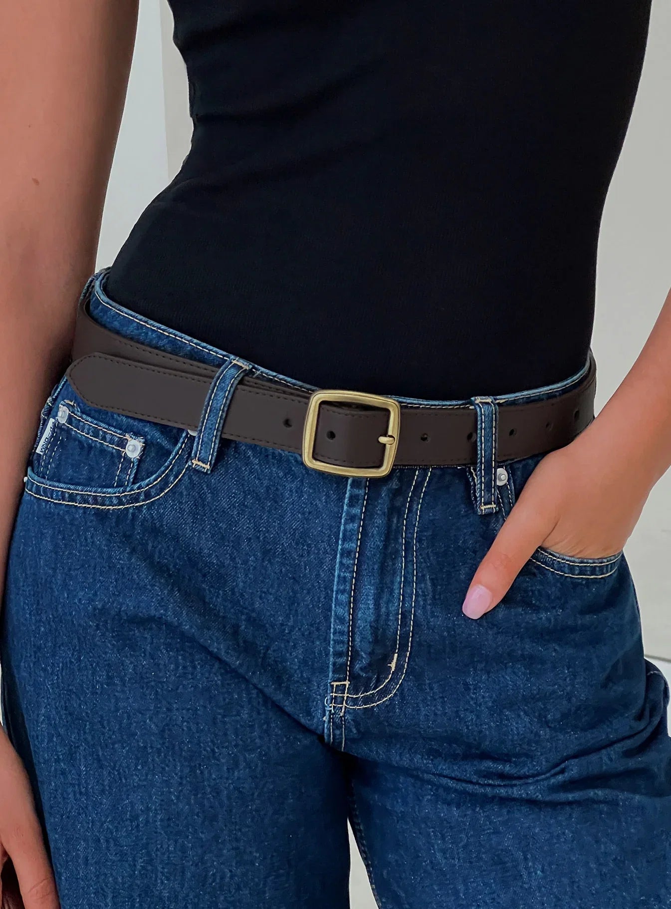 Chapman Belt Brown Brass