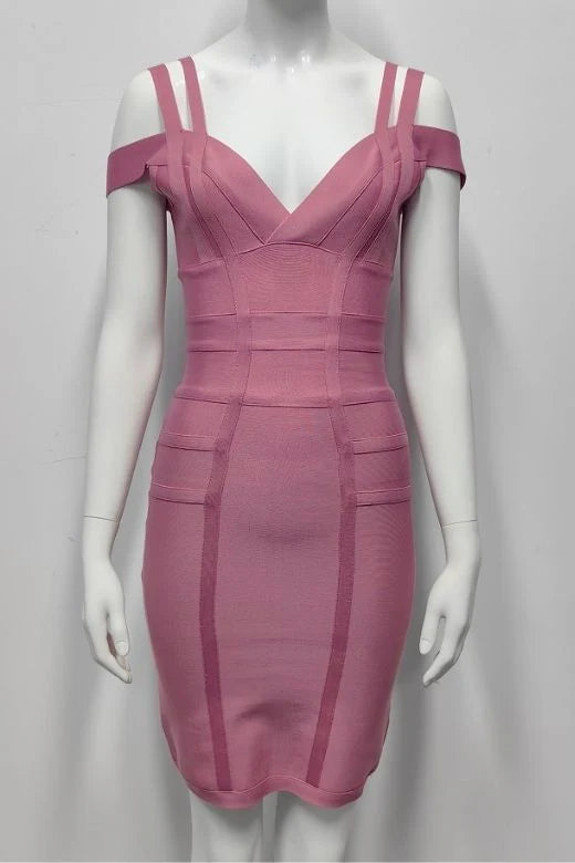 Sia Bandage Dress Ballet Pink