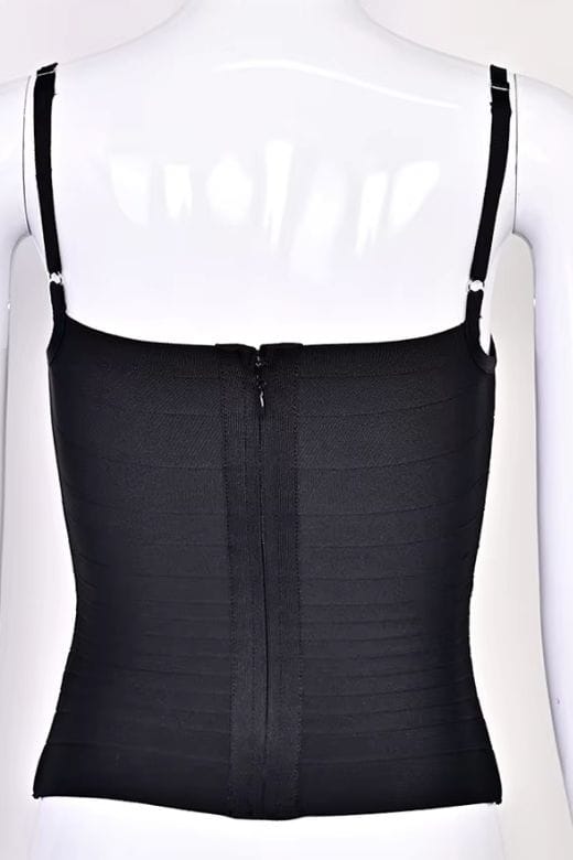 Scarlett Bandage Tank Top Classic Black