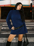 Sonelle Knit Mini Dress Navy