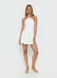 Hunnie Halter Mini Dress White