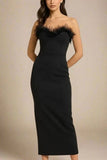 Erin Bandage Maxi Dress Classic Black
