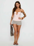 Bet You Wanna Bead Detail Top Pink