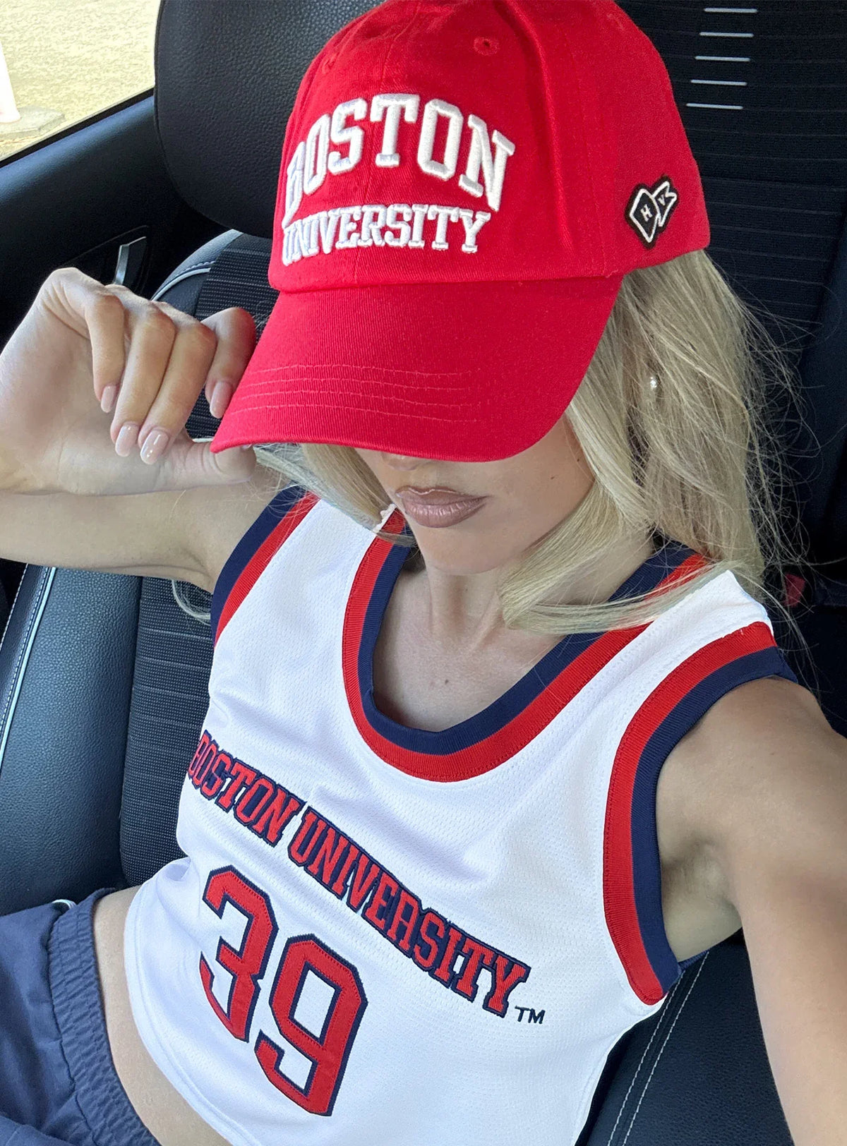 BU Dad Cap Red
