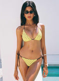 Crispy Bikini Bottoms Yellow Polka Dot