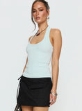 Samarie Cargo Mini Skirt Black