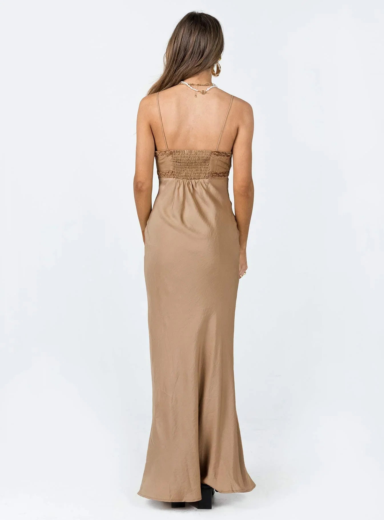 Emily Maxi Dress Brown