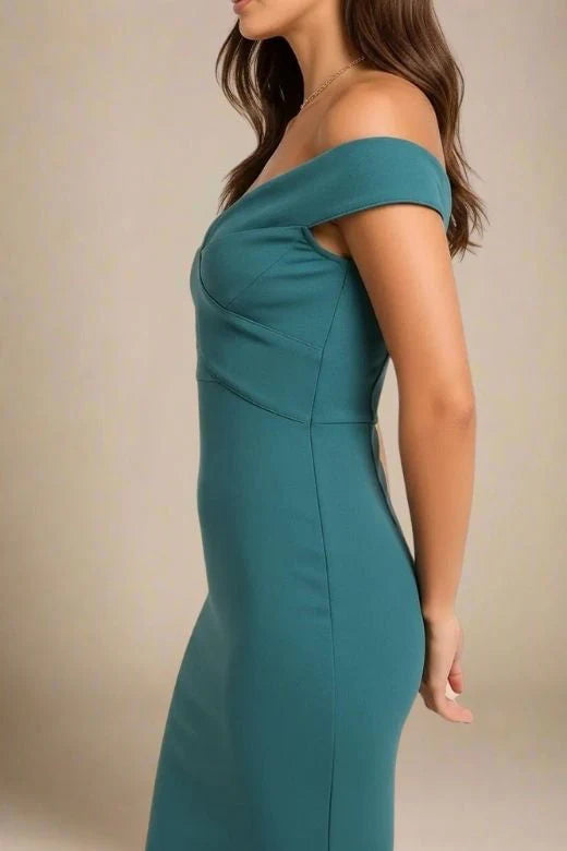 Ash Bandage Dress Emerald Green