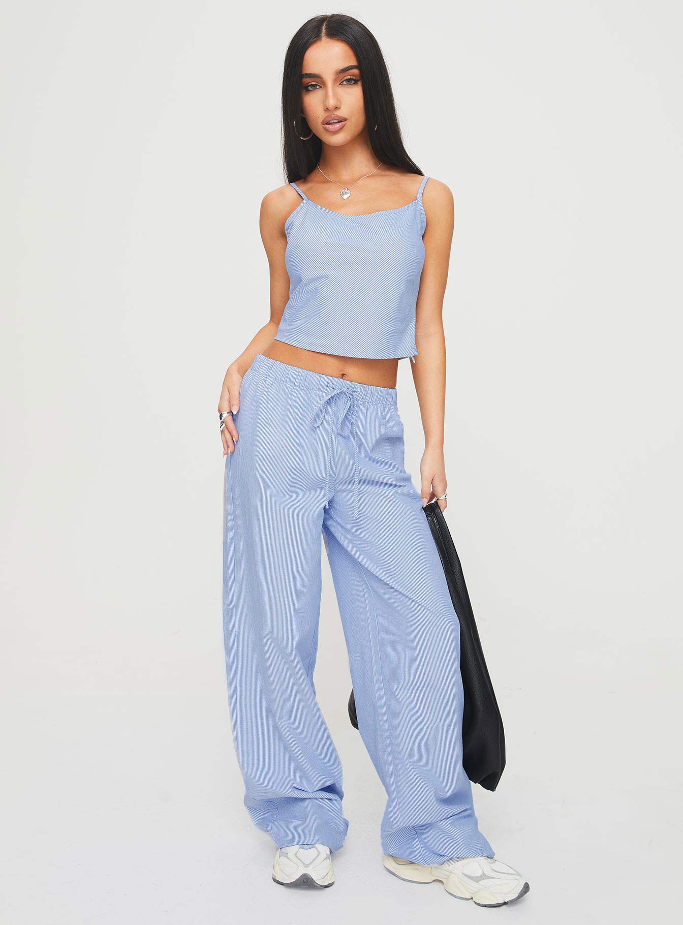 Paigey Set Blue White