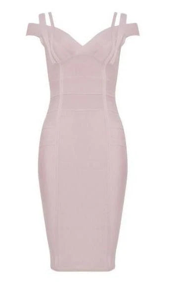 Sia Bandage Dress Cream Sale