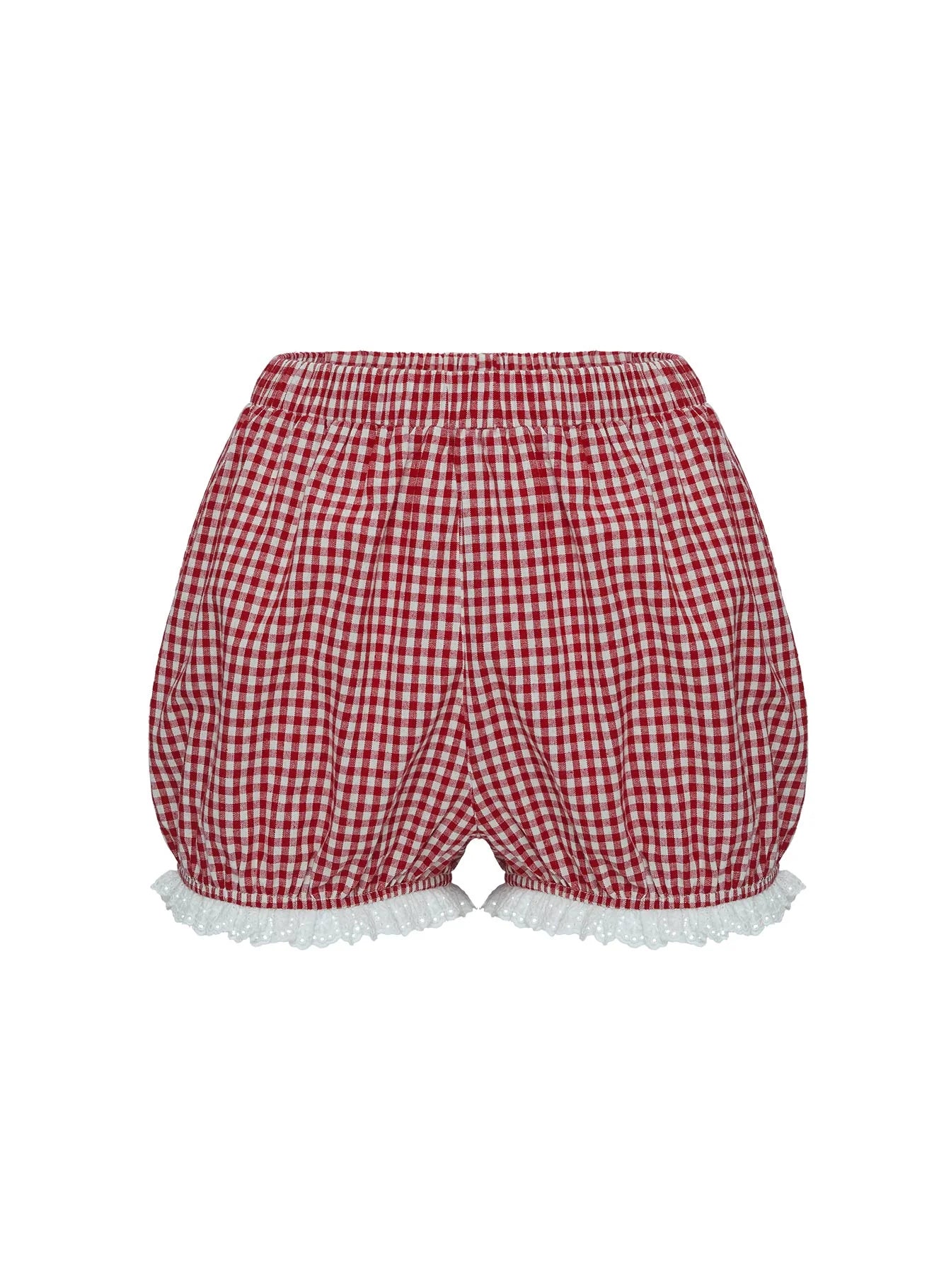 Bruncheon Shorts Red White