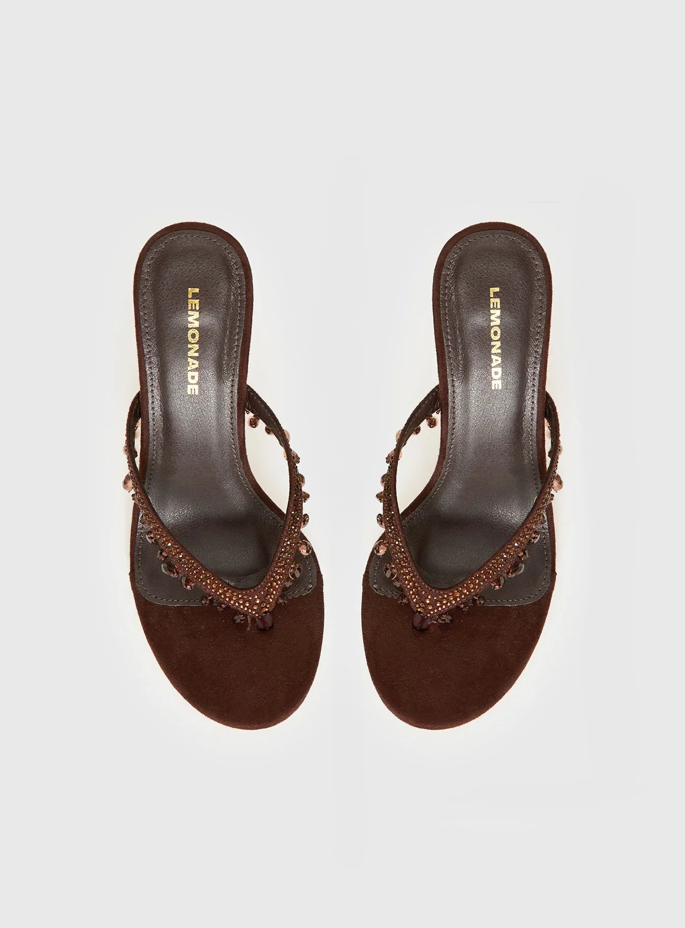 Ameliah Tassel Heels Brown