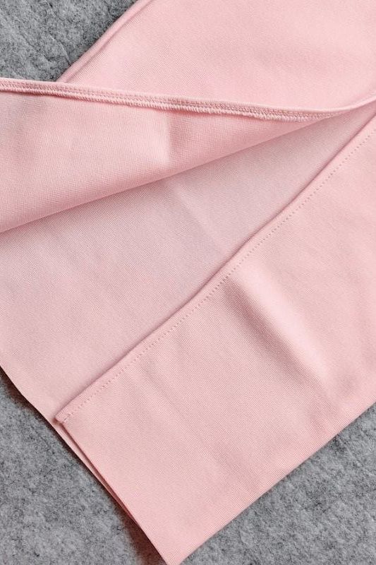 Blanche Bandage Maxi Dress Dusty Pink