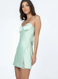 Snowbird Mini Dress Green
