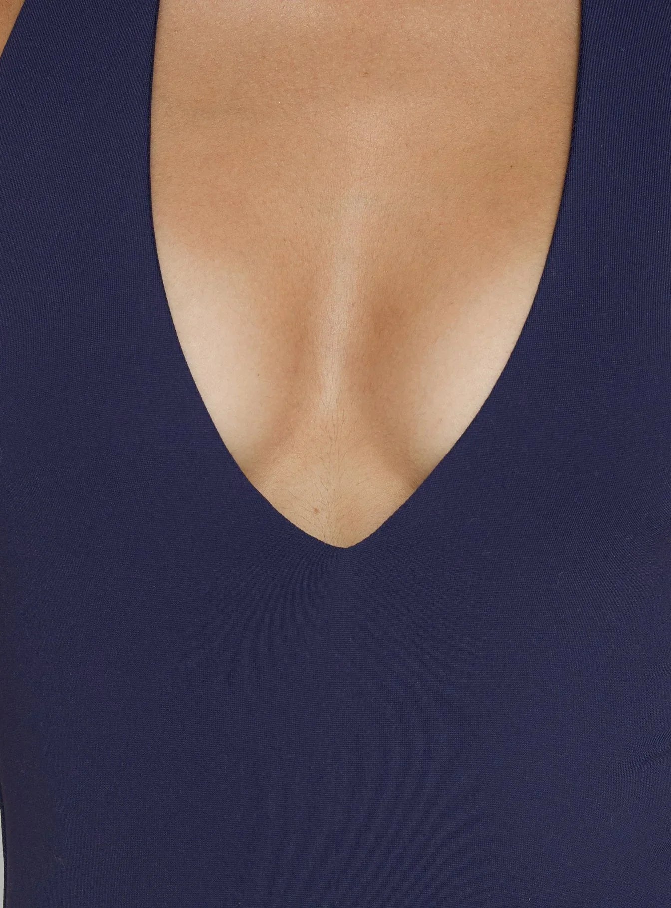 Someone New Halter Bodysuit Navy