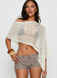 Boni Knit Poncho Cream