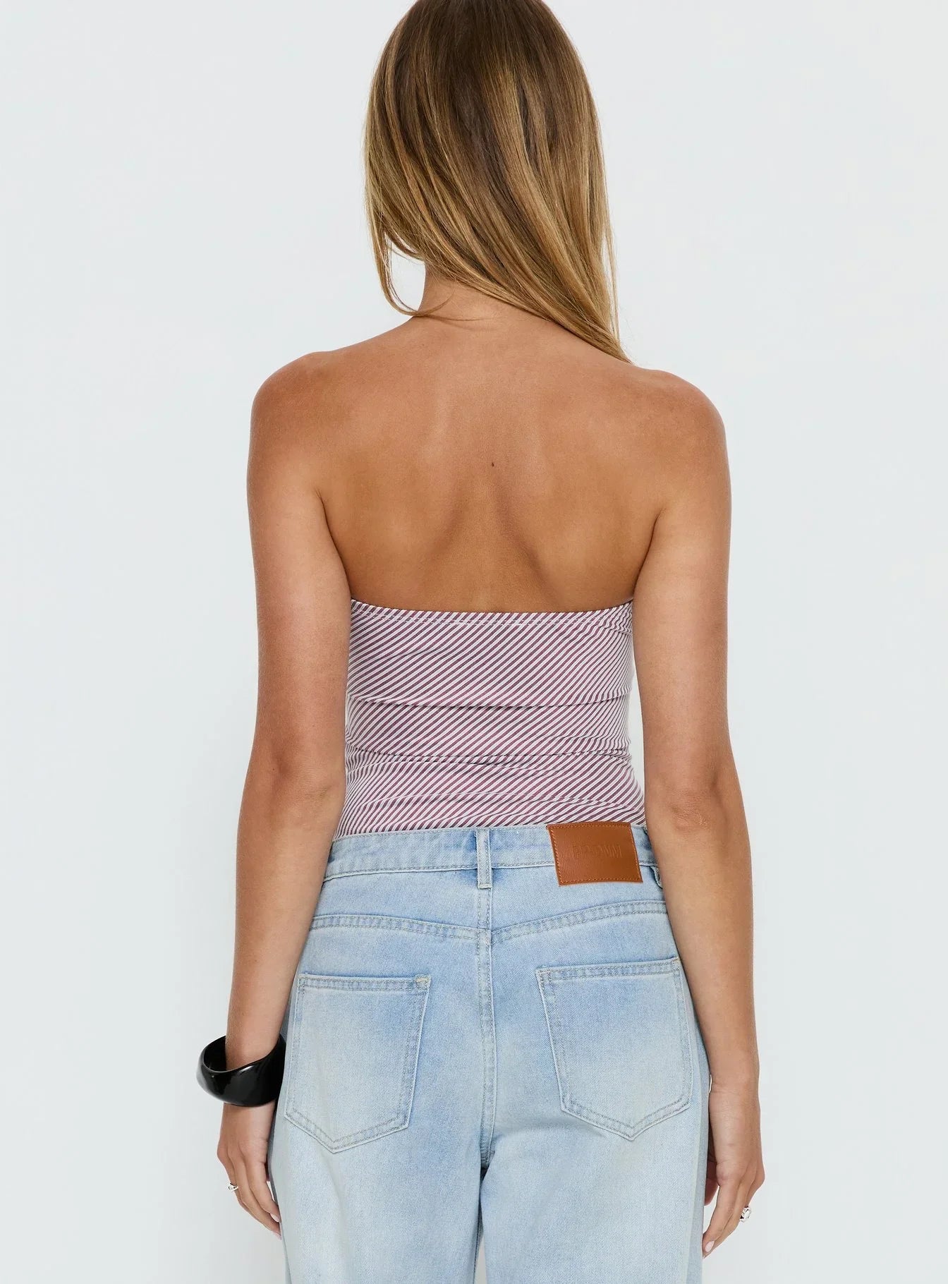 Sunbathing Hardware Detail Bodysuit Pink