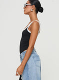Astrea Bodysuit Black White