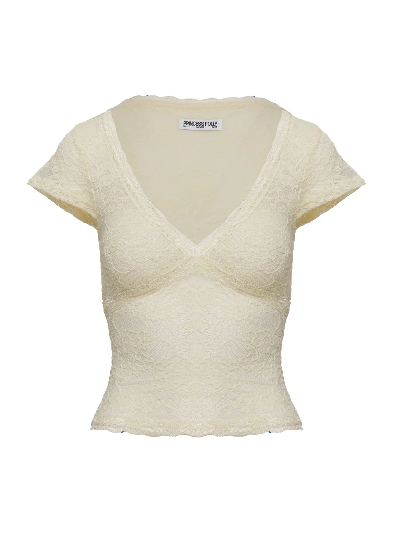 Most Ardently Lace Top Cream