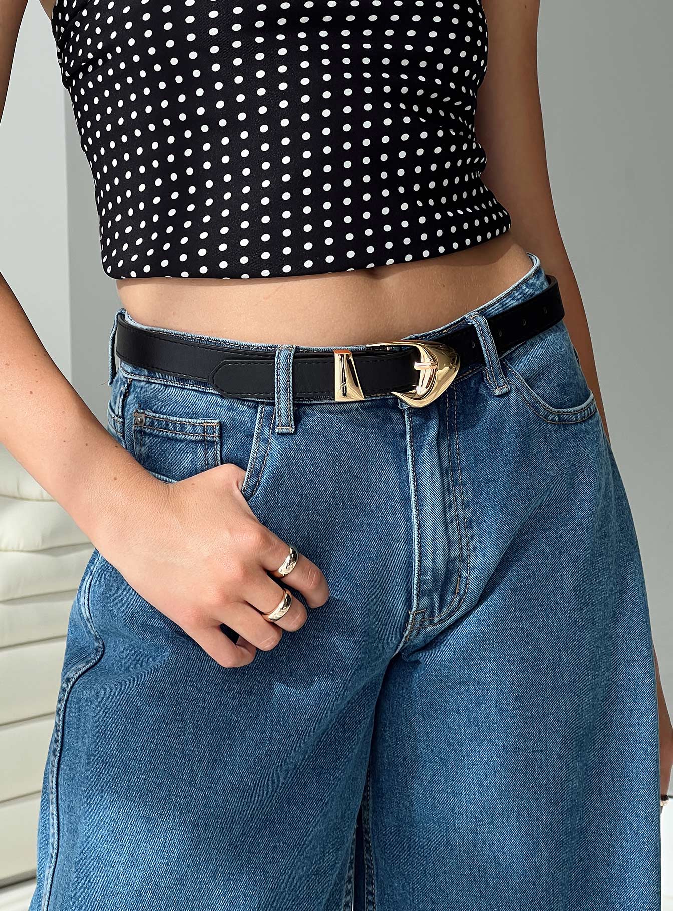 Youre Strong Belt Gold