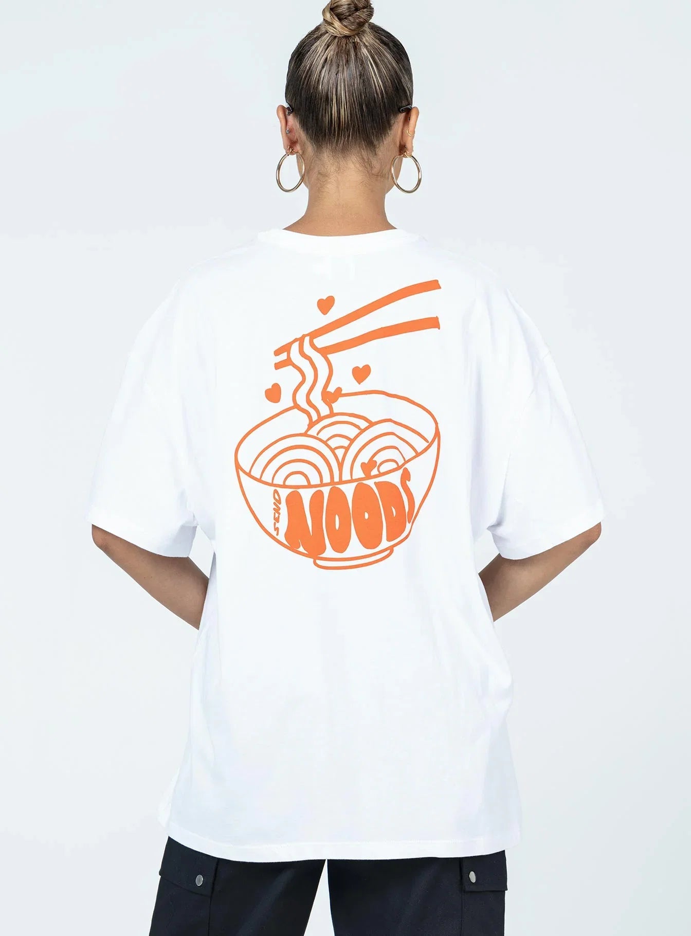 Noods Oversized Tee White