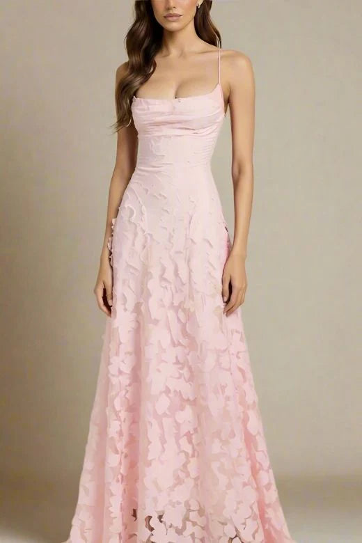 Ivy Bodycon Maxi Dress Dusty Pink