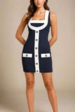 Leone Bandage Mini Dress Classic Black