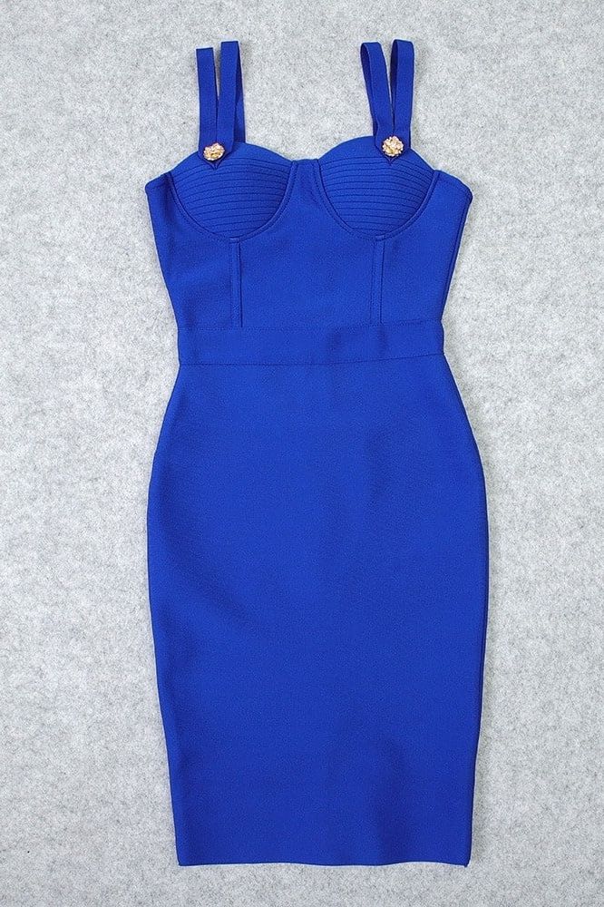 Kate Bandage Dress Royal Blue