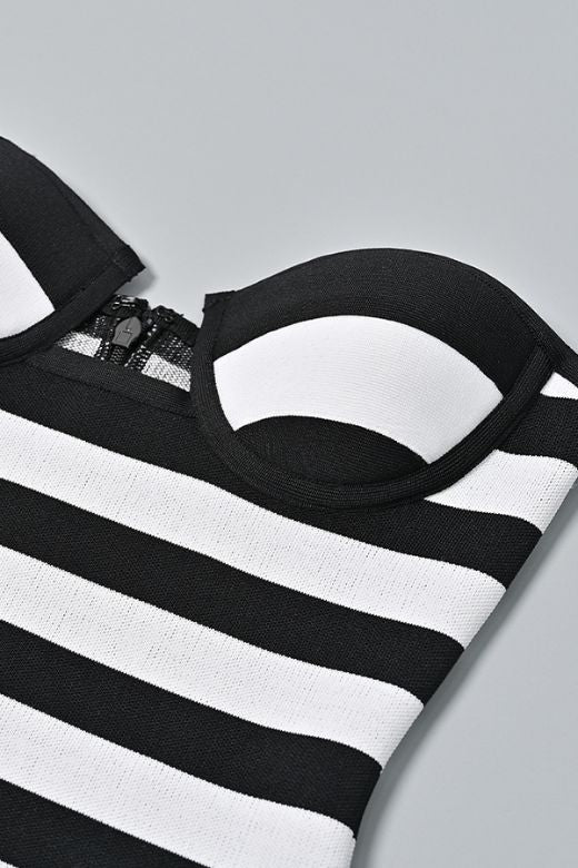 Ingrid Bandage Mini Dress Classic Black