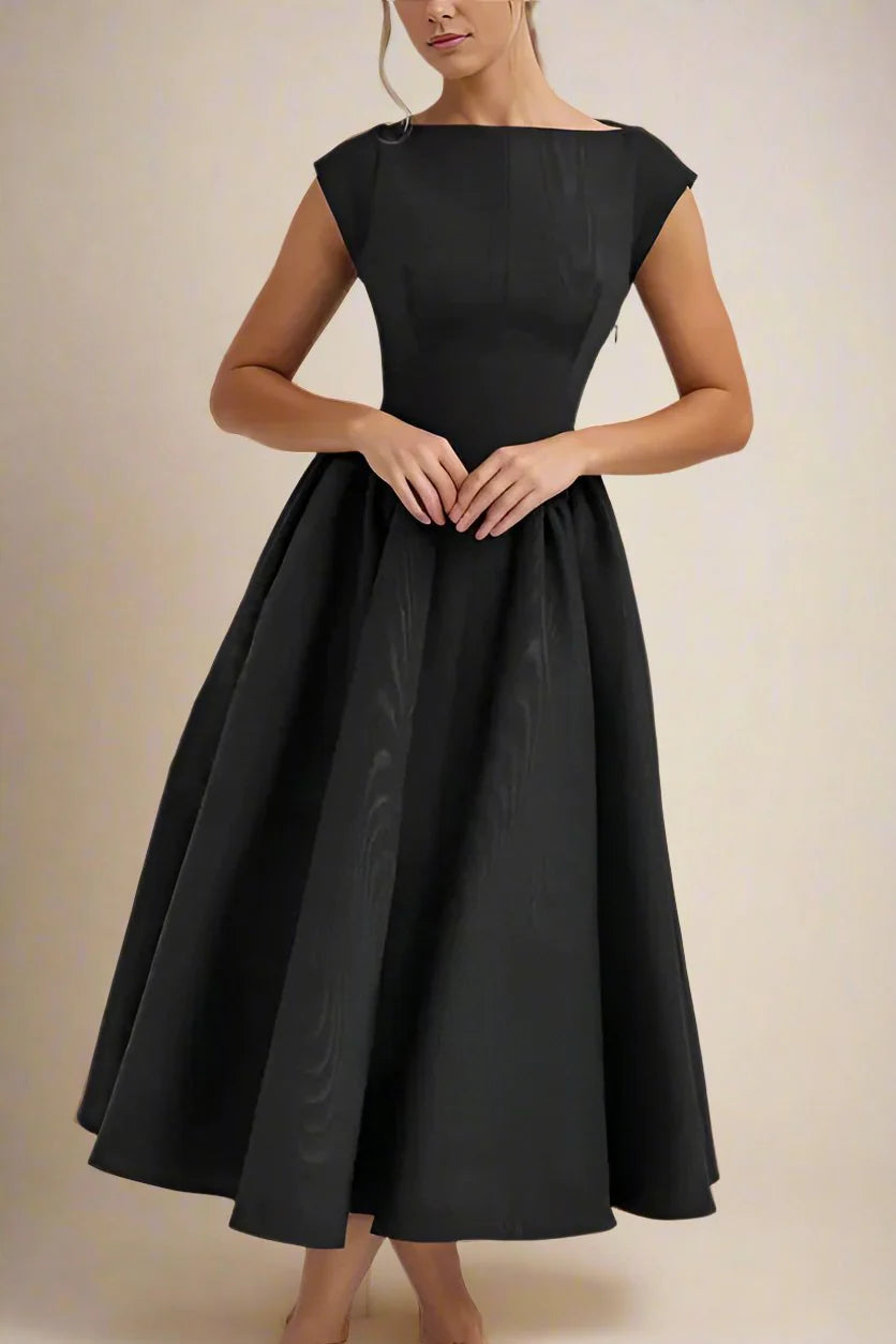 Stella Midi Dress Classic Black Sale