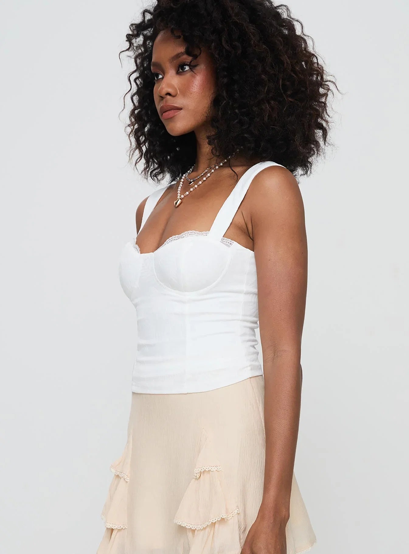 Hazeel Top White