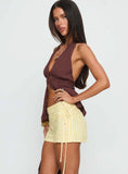 Electric Night Shorts Yellow Stripe
