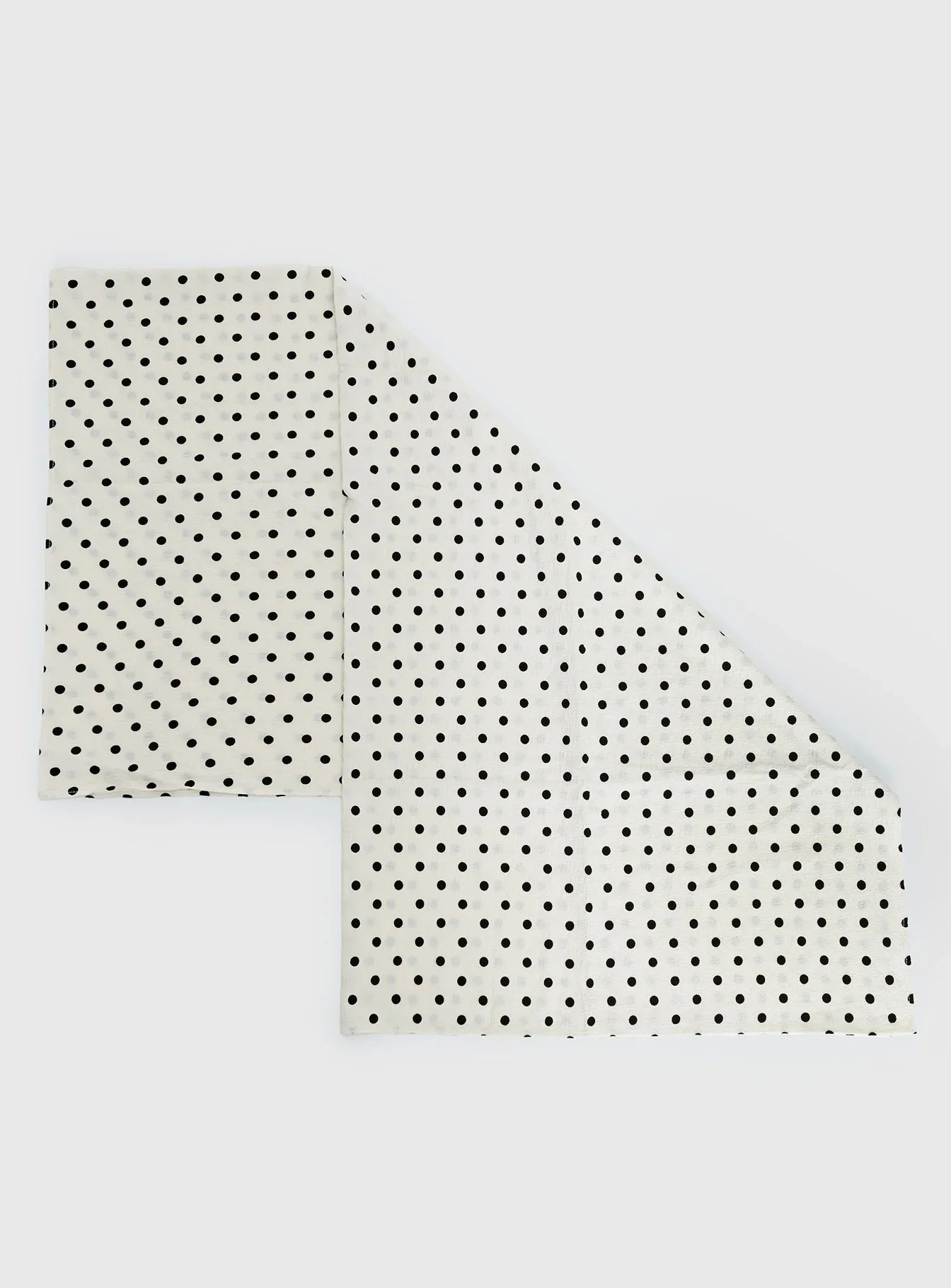 Nellie Scarf Cream Polka
