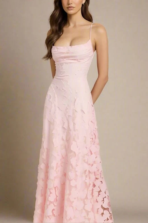 Ivy Bodycon Maxi Dress Dusty Pink
