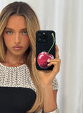Earnestly iPhone Case Black Cherry